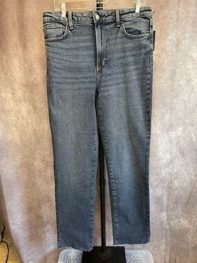 Joe's Jeans light blue denim, high rise, skinny raw hem. 30 New with Tag